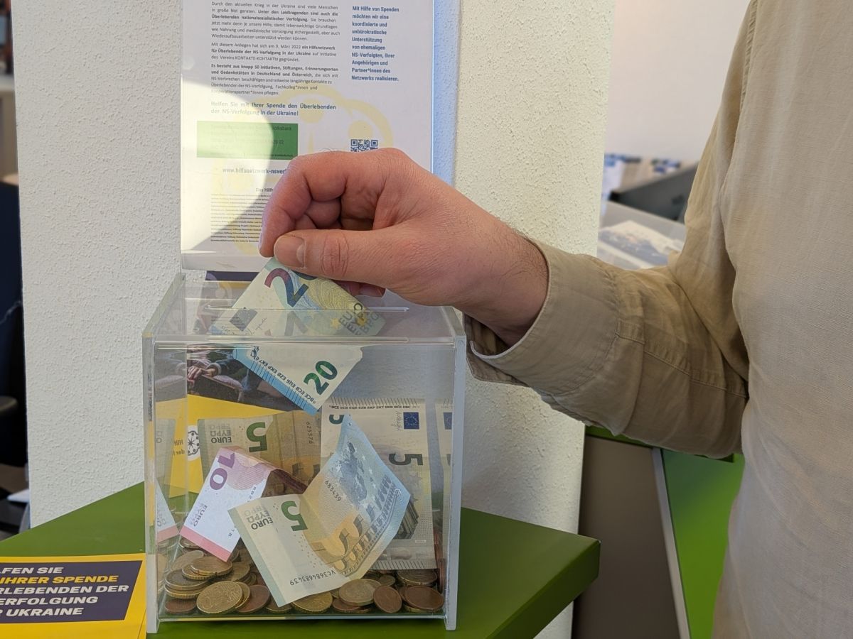 Wir sammeln weiter Spenden!